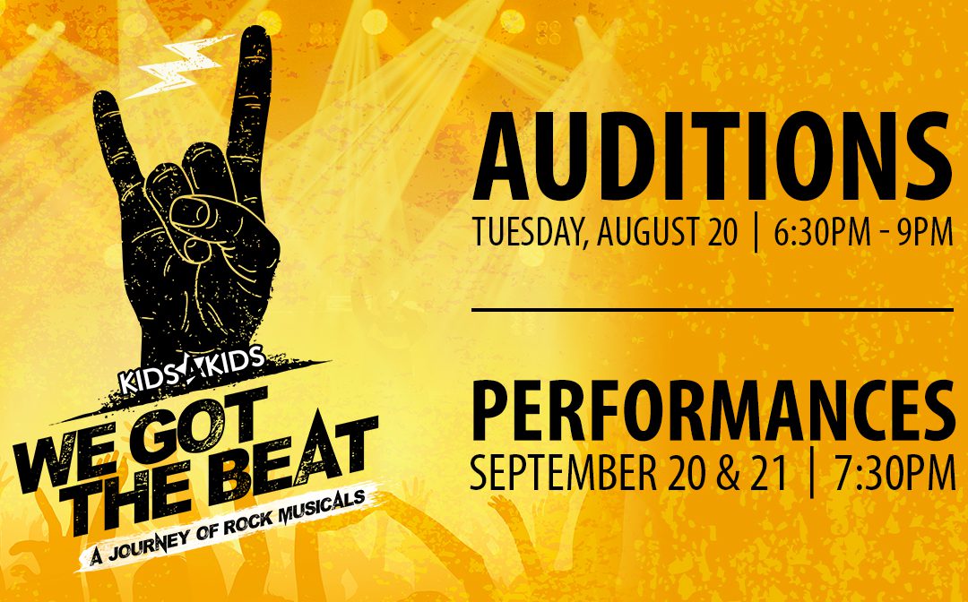 Audition: 2019 Young Artist Cabaret, “We Got the Beat”