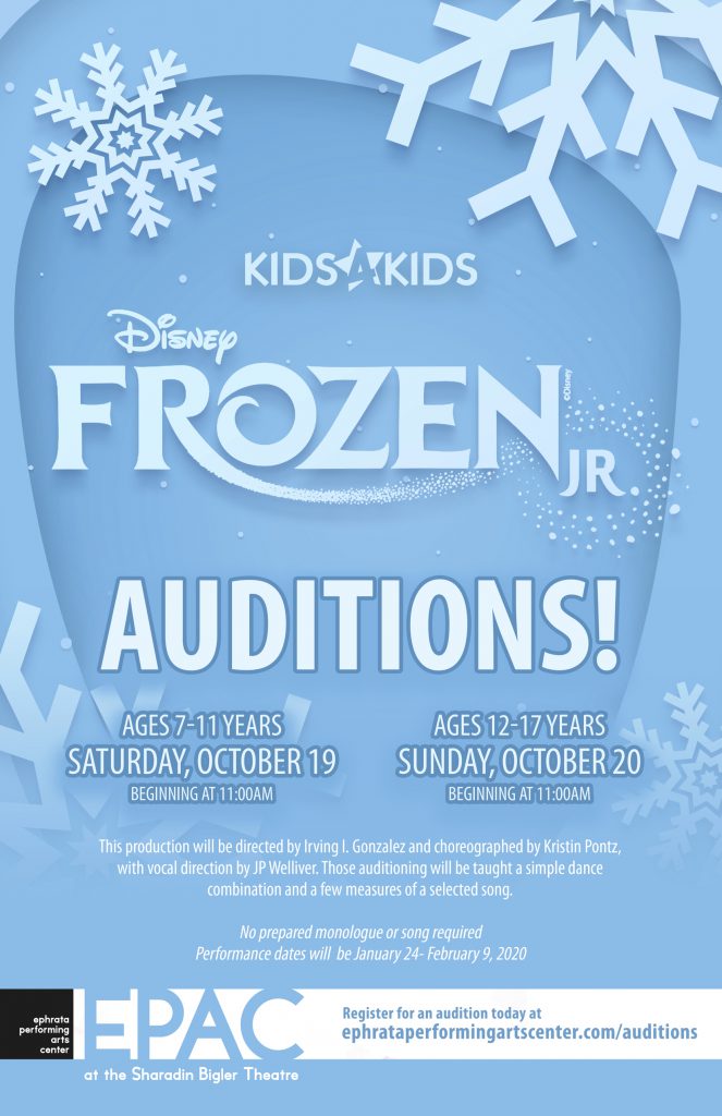 FROZEN-audition | Ephrata Performing Arts Center